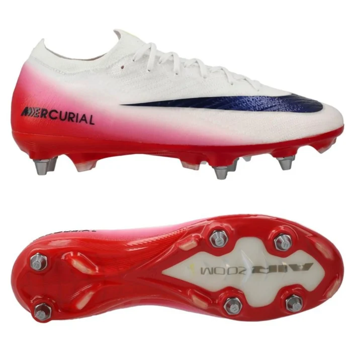 Nike Air Zoom Mercurial Vapor 16 Elite SG-PRO PLAYER EDITION Fear Nothing - White/University Red/Dark Obsidian