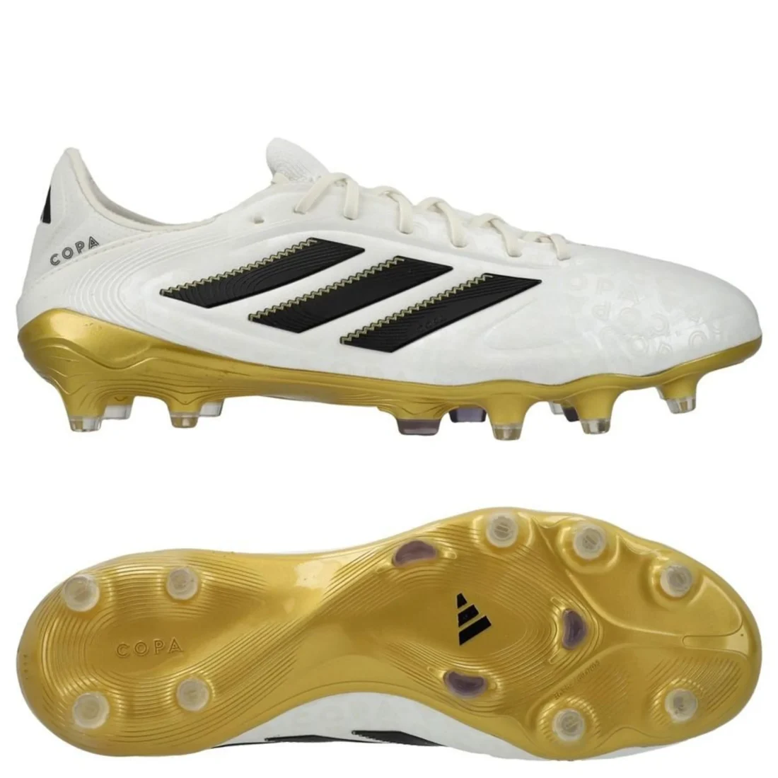 adidas Copa Pure Elite III FG Road to Glory - Footwear White/Zero Metallic/Core Black/Gold Metallic