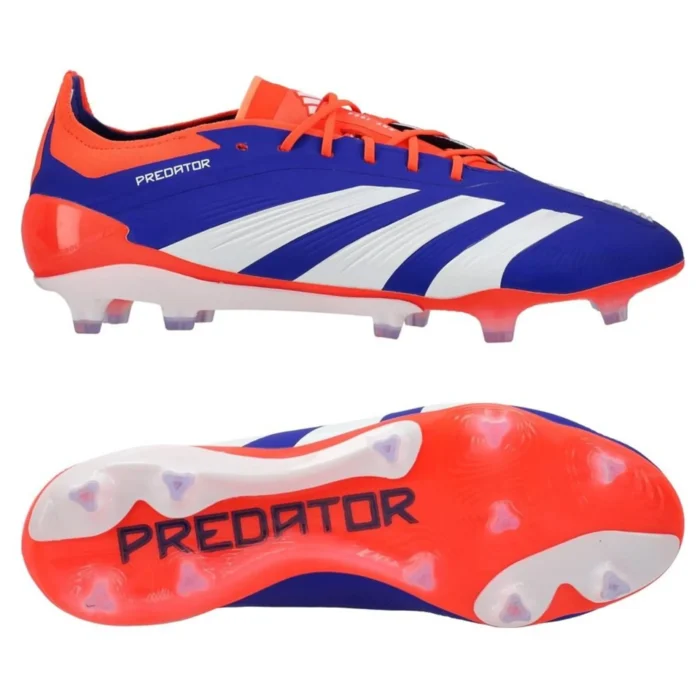 adidas Predator Elite FG Advancement - Lucid Blue/Footwear White/Solar Red