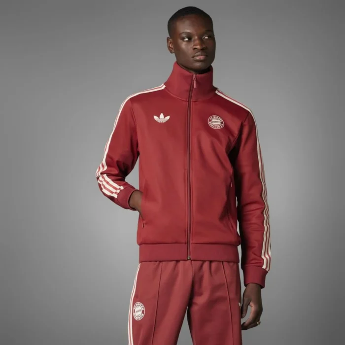 Bayern München Track Top OG Beckenbauer - Mystery Red (Copy)